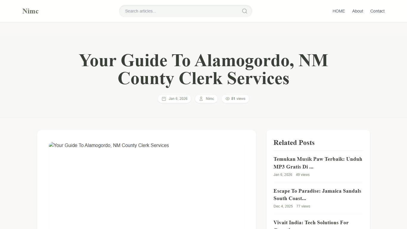 Your Guide To Alamogordo, NM County Clerk Services